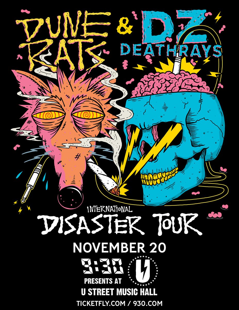 SET TIMES for #930presents #DZDuneUHall at <a href="/uhalldc/">U Street Music Hall Presents</a>: Doors - 7p | <a href="/polyonmusic/">POLYON</a> - 7:45 | <a href="/DUNERATSS/">DUNE RATS!</a> - 8:30 | <a href="/DZDEATHRAYS/">DZ DEATHRAYS</a> - 9:30
