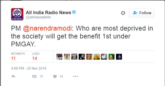 After the huge success of acronyms like INCH towards MILES, 3Ps, 5Ds, P2G2...another revolutionary acronym from Modiji-PMGAY