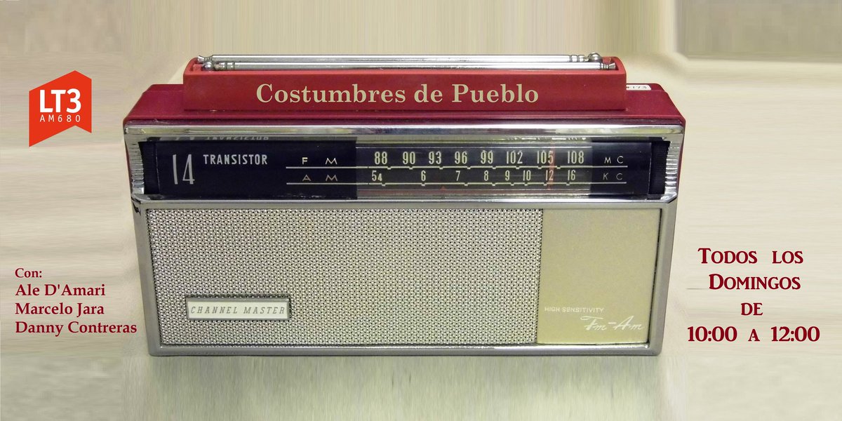 lindacostumbre's tweet photo. En un ratito prendete a la #radio #CostumbresDePueblo como cada #Domingo desde las 10:00 por @lt3am680 #Rosario https://t.co/jEH9f8MW3l