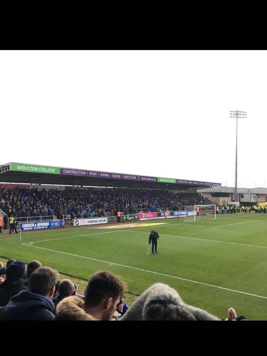 FL72awaydays's tweet photo. . @theposhofficial fans at Northampton yesterday #pufc #posh https://t.co/IURpWhSCWO