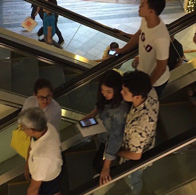 nadineftjadine's tweet photo. JaDine attended the mass together then went on a movie date, and I think that's the sweetest thing ever. https://t.co/s9wXjQNlu8