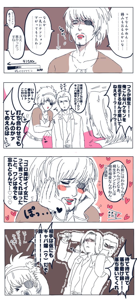ゴロ美と錦がエンカウント 