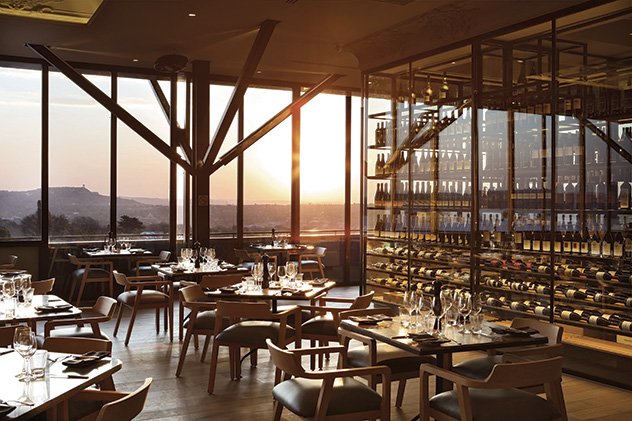 Eat_Out's tweet photo. That view though! This is why @Marble_SA is the winner of the 2016 Eat Out @BoschendalWines Style Award: https://t.co/rUUebY61ne https://t.co/rUKtUW5Khz