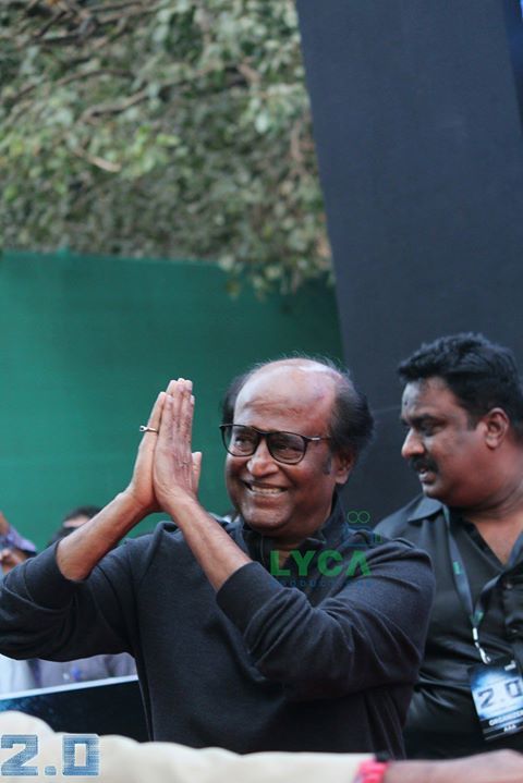 WhistleAdi's tweet photo. #SuperstarRajinikanth has just arrived!! #2Point0FirstLook! https://t.co/CXvlkSpVsm