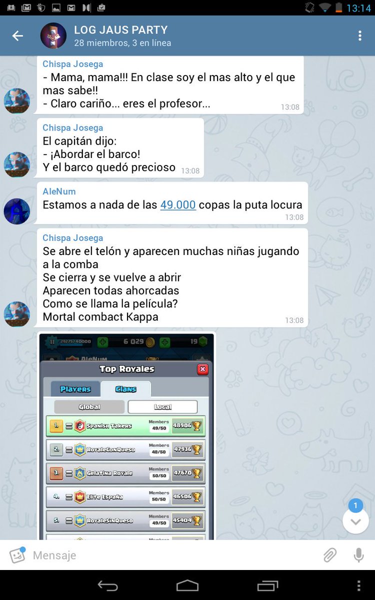 logjaus's tweet photo. Ronda de chistes en #logjaus Parte 1 https://t.co/tv5m0lpEsY