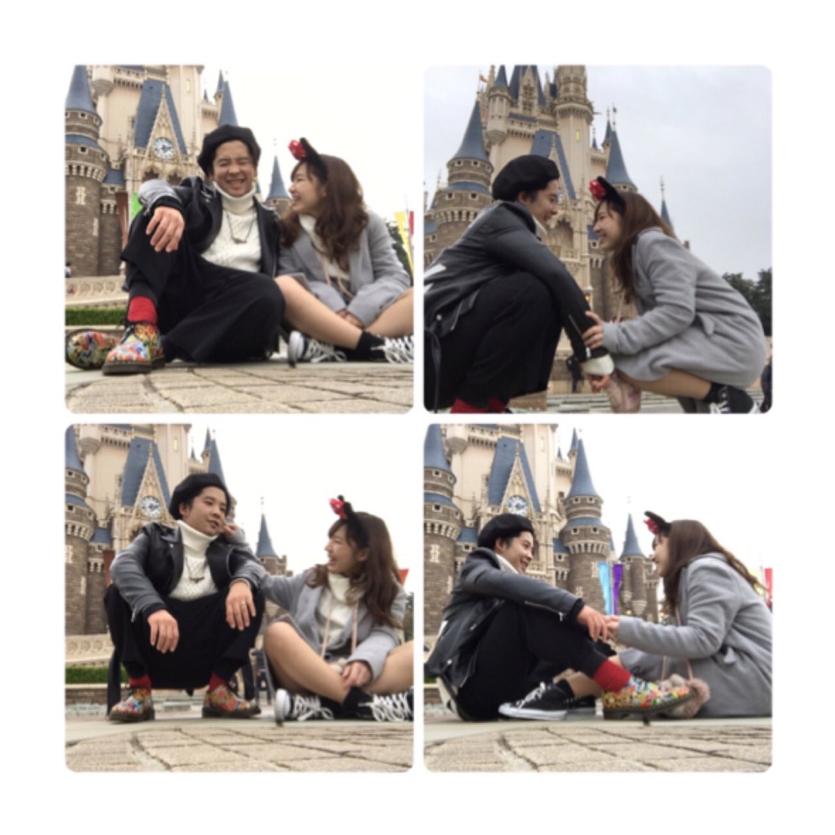 91119Ru's tweet photo. 11月19日誕生日ディズニーにつれてってもらいました！
雨降ってたのに途中やんで乗り物いっぱいのれて…
しかもるいの生まれた時間にシンデレラ城の所でペアリングをくれました！本当に本当に嬉しくってずっとにやにやしちゃいました😳
最高の誕生日をありがとうございました！ https://t.co/r1HE3xID6O