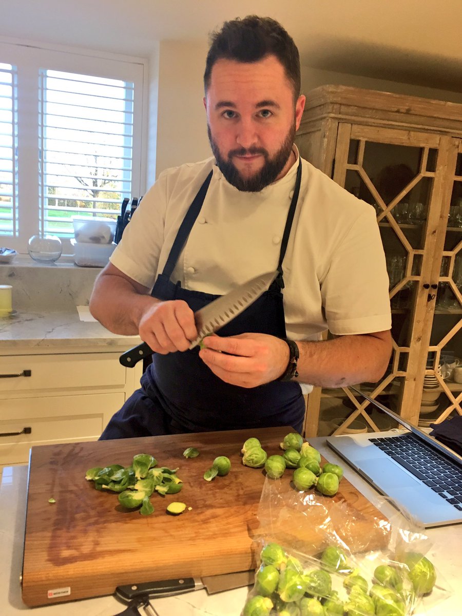 Who says a wellbeing break only has boring food? <a href="/Paulfosterchef/">Paul Foster</a> fed us such yumminess <a href="/hencoteestate/">Hencote Estate Destination</a> even the brussel sprout slaw was tasty