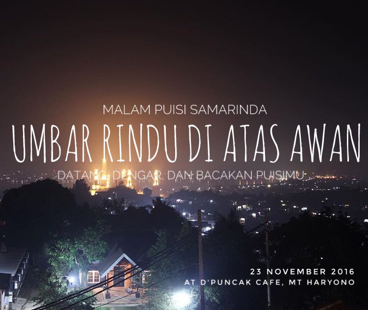 Maka sila datang dan tuntaskan rindumu. #MalamPuisiSMR