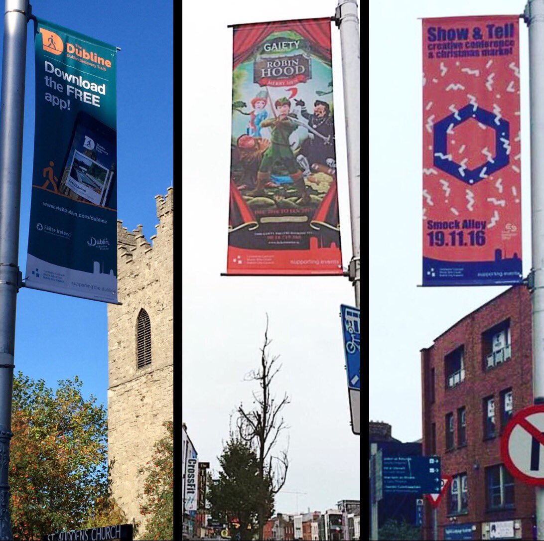 civicbanners's tweet photo. Some @events_DCC banner campaigns 
#VisitDublin
#GaietyTheatre #SmockAlleyTheatre https://t.co/og0sw5O5Ew