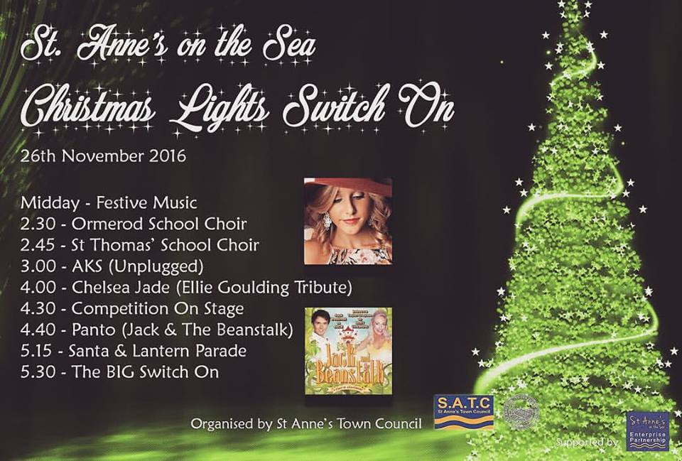 BizLytham's tweet photo. We hand over the (Xmas) baton to our neighbours in #stannes for their switch on next weekend 
@STEPFylde @SatcMayor https://t.co/tPr9HqzucI