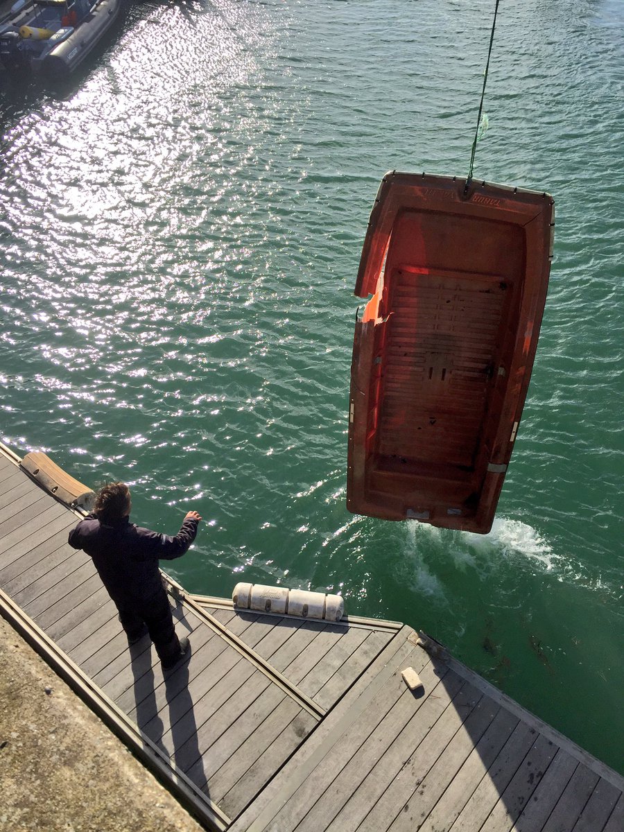 Après le passage de #Nannette opération nettoyage à la BSM et aperçu des dégâts à #lorientlabase #tempête #Bretagne