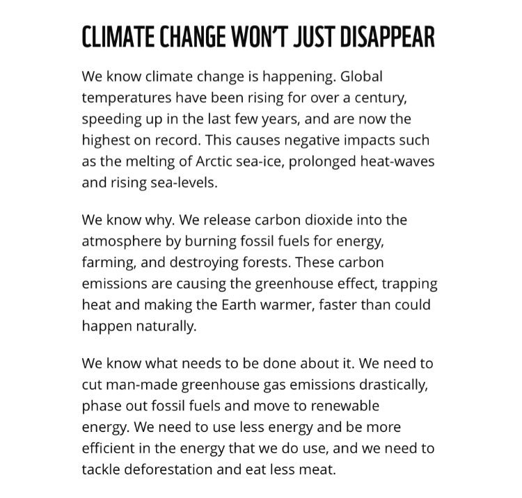 charshone's tweet photo. So interested in this after a documentary i watched last night #climatechange #globalwarming #saveearth https://t.co/FPX3xwFwaq