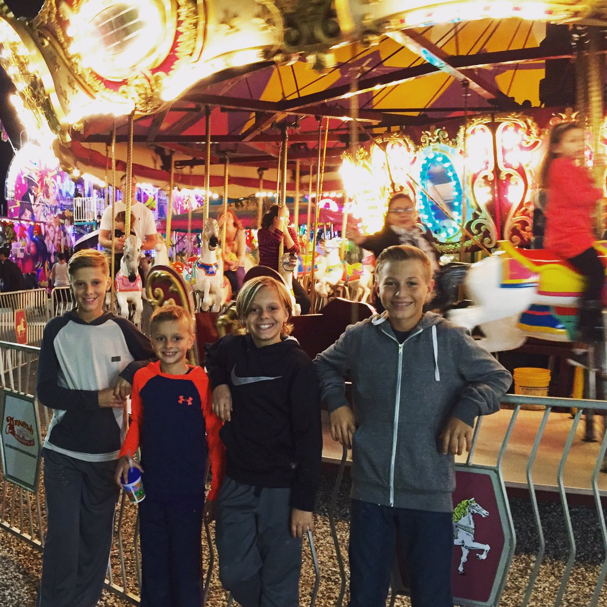 carrie_mobley4's tweet photo. The carnie rats are back in town! Keep your back doors locked. Only a dad would take the boys here. 😝🎉 https://t.co/jSWraP7S8H