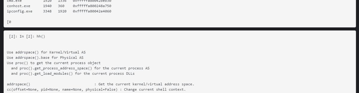 KevTheHermit's tweet photo. Started adding @volatility volshell to the #VolUtility webui. Interact with a volshell and store in a session for re use later. https://t.co/lv6rgIkLXI