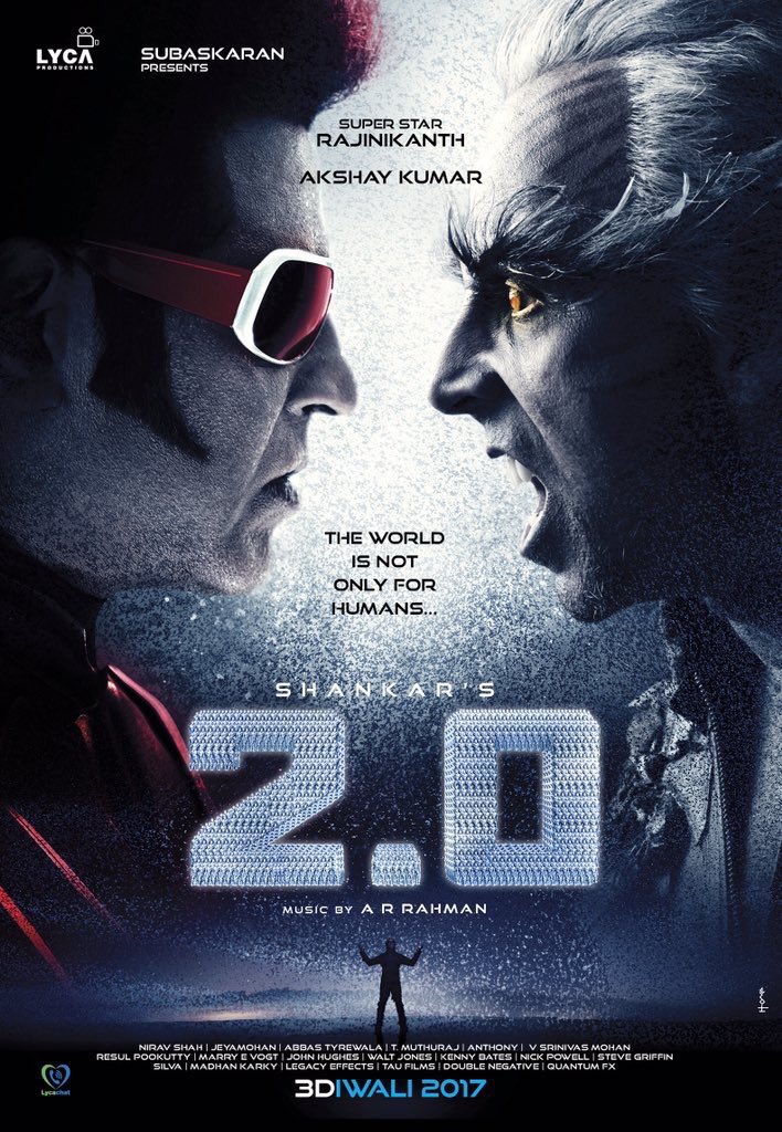 strictly_cinema's tweet photo. @superstarrajini vs @akshaykumar #2Point0FL https://t.co/YkZje0MEJC