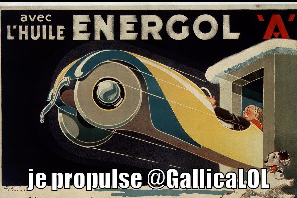 gallicalol's tweet photo. #HackathonBnF "avec l'huile Energol, je propulse #GallicaLOL", alleeeez on peut bien avoir 100 followers d'ici le pitch? @laBNF @GallicaBnF https://t.co/1bu5BLmSR4