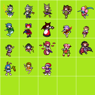 鬼雷 昇炎 東方星母続録的ドット絵素材 いつもの あのあれ 鬼雷 昇炎 東方星母続録的ドット絵素材 いつもの あのあれ