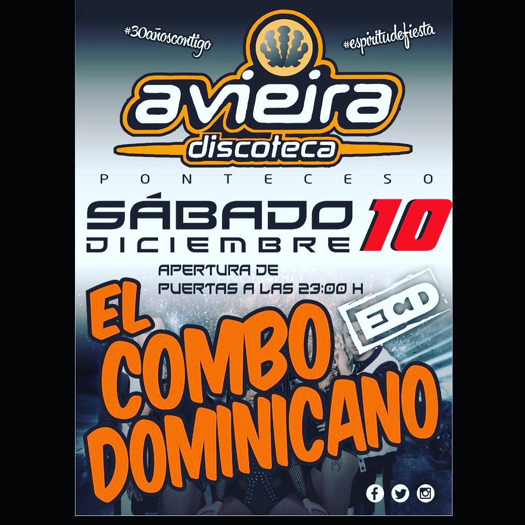 Discoavieira's tweet photo. En 10 de Diciembre pasamos lista! #espiritudefiesta #30añoscontigo https://t.co/k9SP3SYOLB
