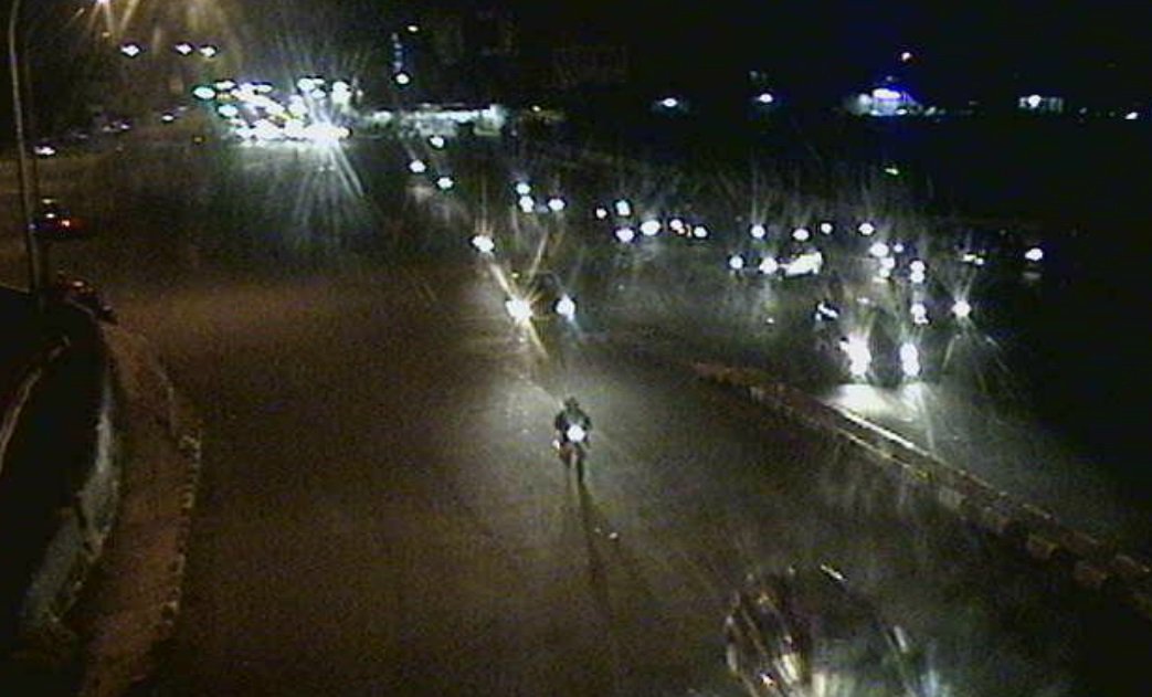 20.20 Lalin simpang cijago cisalak Depok trpantau ramai lancar