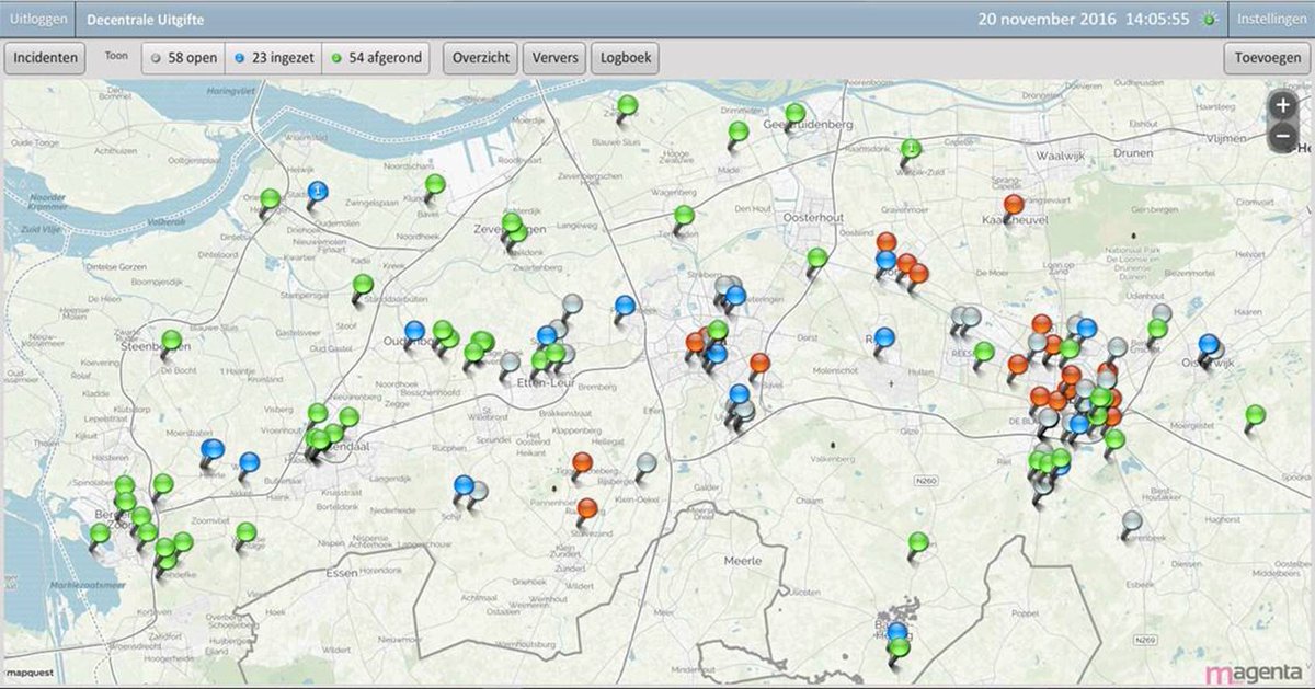 EricBesselink's tweet photo. @VRMWB update #extreemweer de posten van #vrmwb zijn bezig met #stormschade via de #dcuapp van @magentammt worden de meldingen afgehandeld. https://t.co/Rl2RpHylL1