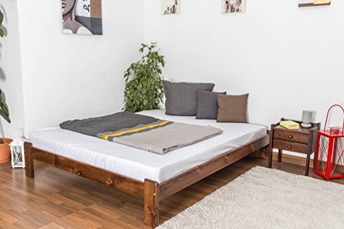 MoebelKaufenDE's tweet photo. Doppelbett / Gästebett Kiefer Vollholz massiv Nussfarben A10, inkl. Lattenrost – Abmessung 160 x 200 cm https://t.co/7668l9Wnzm #doppelbett https://t.co/5mYzBcwObH