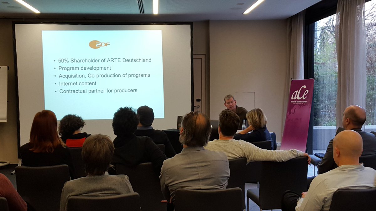 ZDF/ARTE discussion with Meinolf Zurhorst at #ace26 #acenetwork #aceproducers