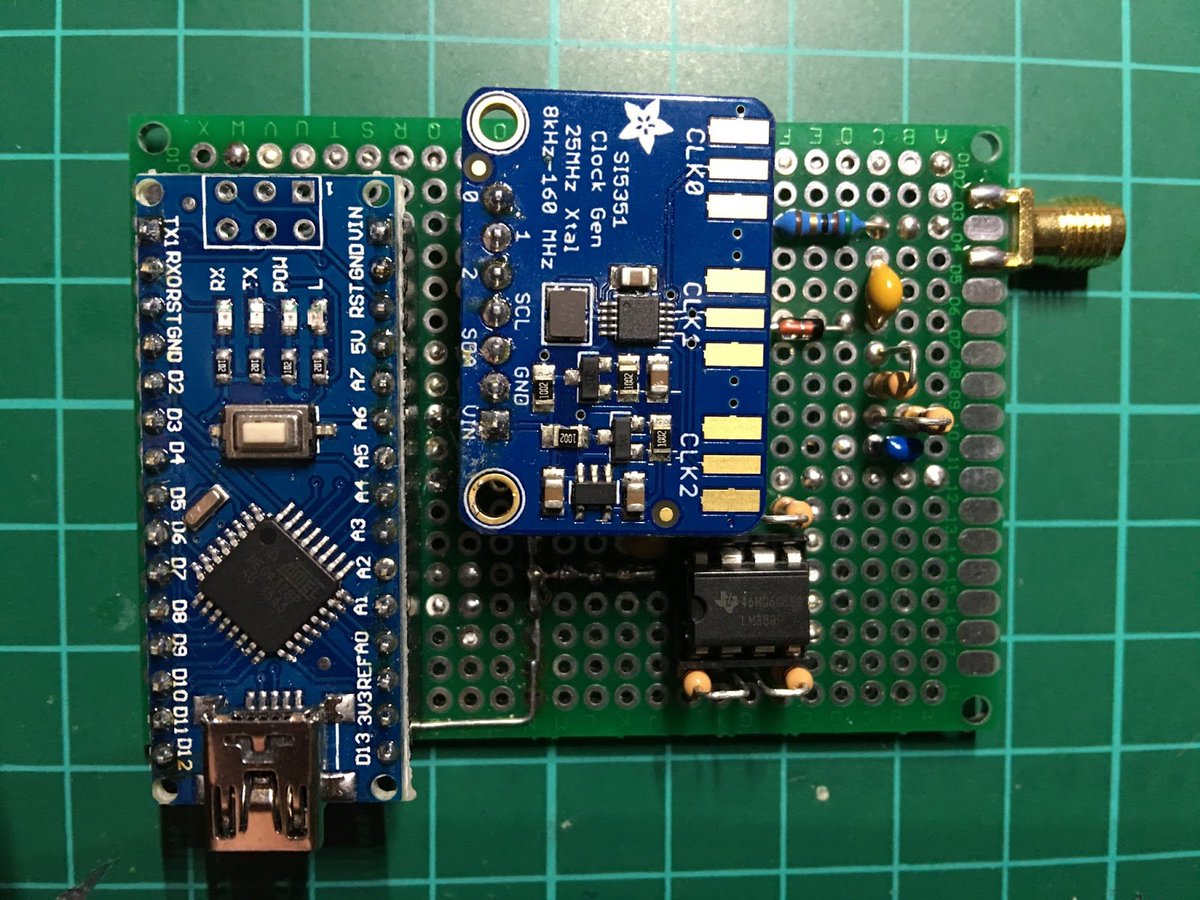 KaiLauterbach's tweet photo. #Stehwellenmessgerät frei nach ZL1CVD - #SWRMeter https://t.co/dyJk6MJD0K https://t.co/AatrzMk7aR