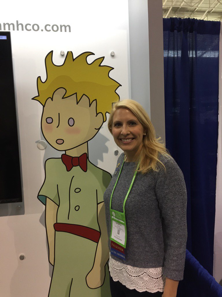 LRiggHMH's tweet photo. Congratulations to #actfl16 Teacher of the Year Katrina Griffin! https://t.co/aUViBzut3o