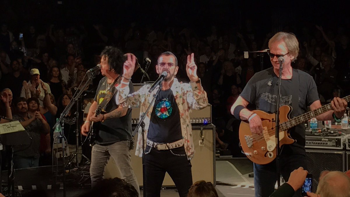 RocknAZ66's tweet photo. @ringostarrmusic concert last week! Superb to see Ringo Starr and his talented friends play!  #rocklegend @thebeatles https://t.co/G6YVhFZUPf