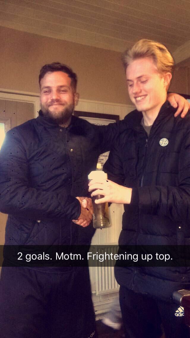 FcChimneys's tweet photo. Man of the match Jay Duguid https://t.co/xI4h0xm4Dl