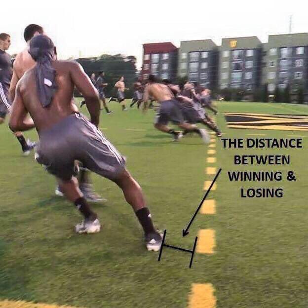 PureIntensityBB's tweet photo. The distance between winning &amp; losing: https://t.co/M0kdP7JgA3