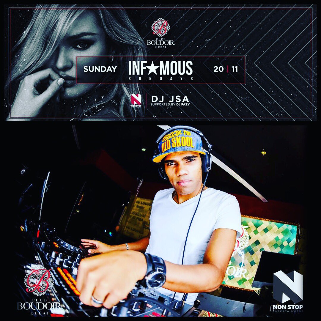 JSA_dj's tweet photo. SORRY I'M OLD SKOOL
I'll be playing @clubboudoir for #infamoussundays
#dubai #dubaiclub https://t.co/K2nTKkUFhe