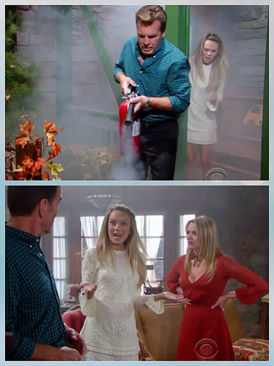Lucy5718's tweet image. #Turkeydisaster it's not the burnt bird,it's the person in the red dress.Why is she there.she picked peepaw over mom.She's Newman trash #YR