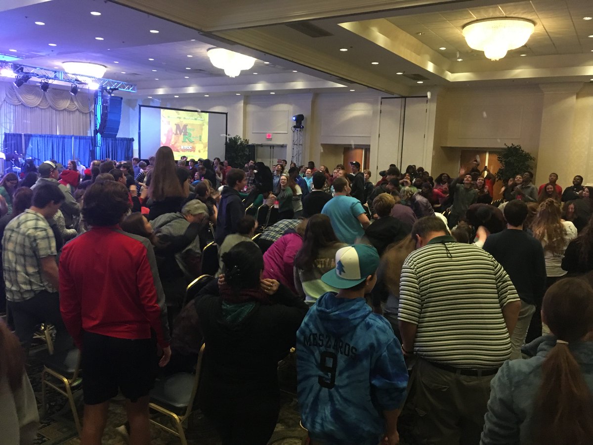 wayhip's tweet photo. Spiritual Warfare - it’s on! @PREACH504 #BYCC2016 https://t.co/yvGCIlZzvC