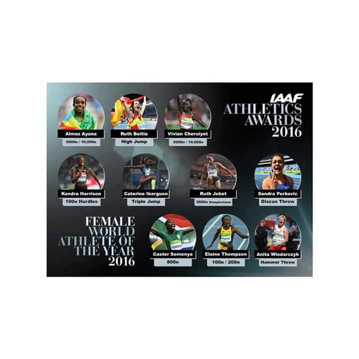 gcf080836's tweet photo. @simonewalsh11 
@GylMrvn 
@waynewhite4 
Congratulation to the 2016 female athlete of year #ElaineThompson @FastElaine. https://t.co/9bjgHydFeh