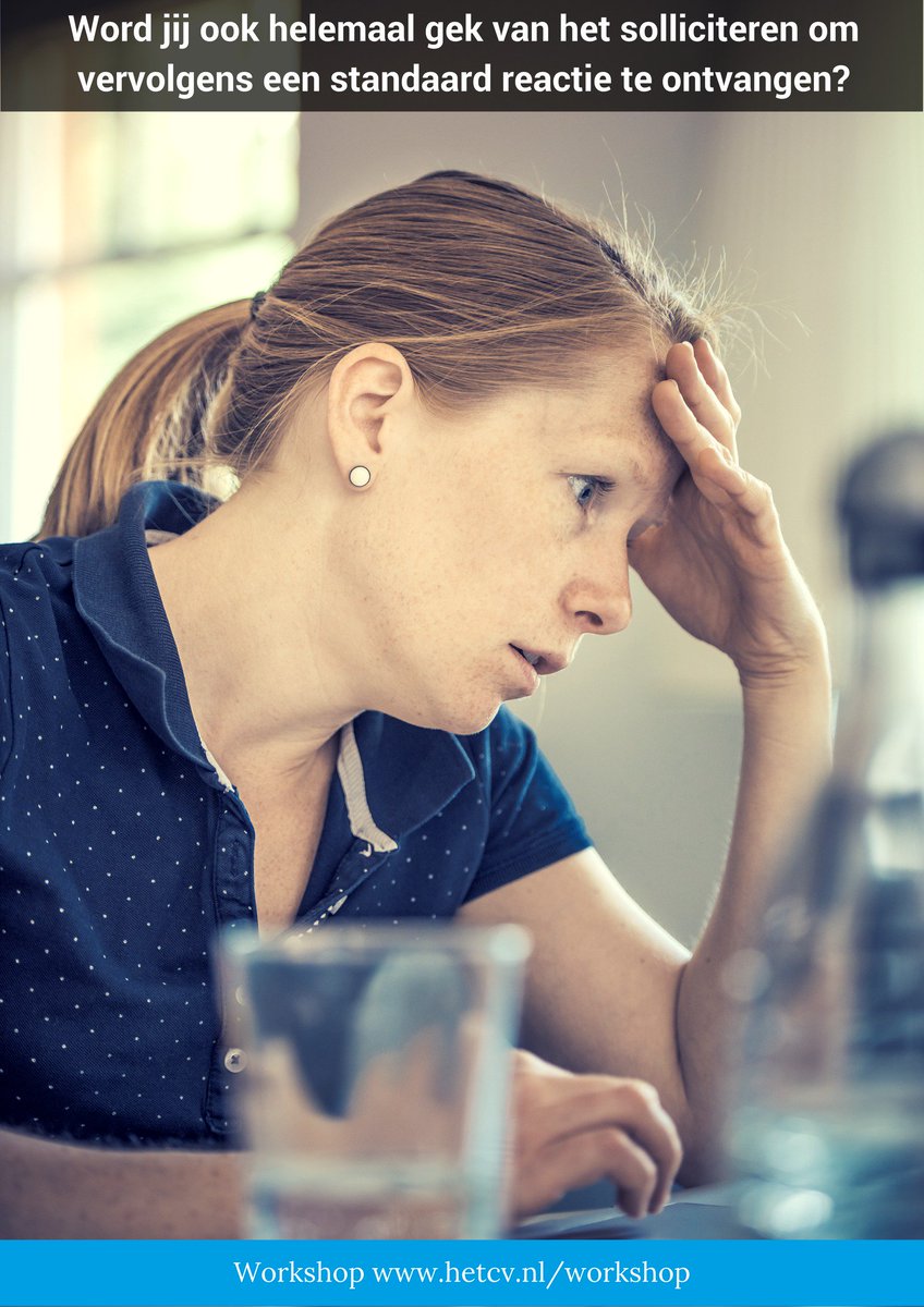 hetCV's tweet image. Een standaard afwijzing na alle moeite voor je opgestelde CV en motivatiebrief. #frustratie #solliciteren #werk hetcv.nl/workshop
