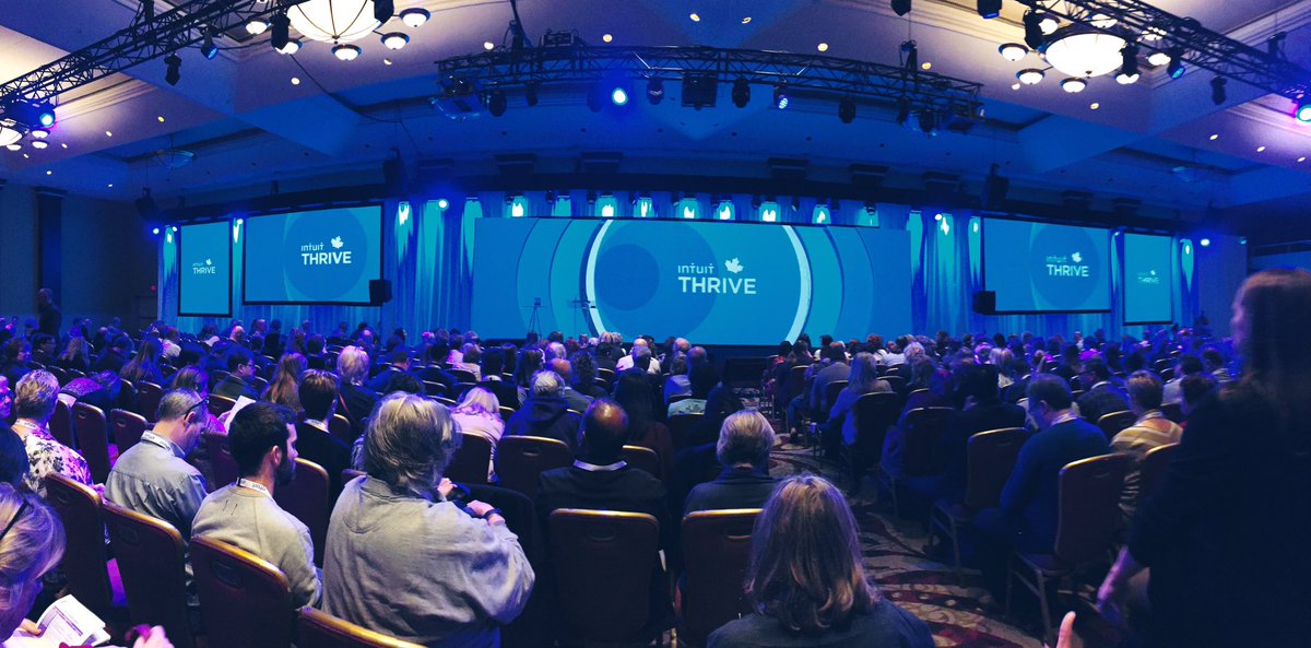 So impressed with the #IntuitThrive setup! 💯👏🏼