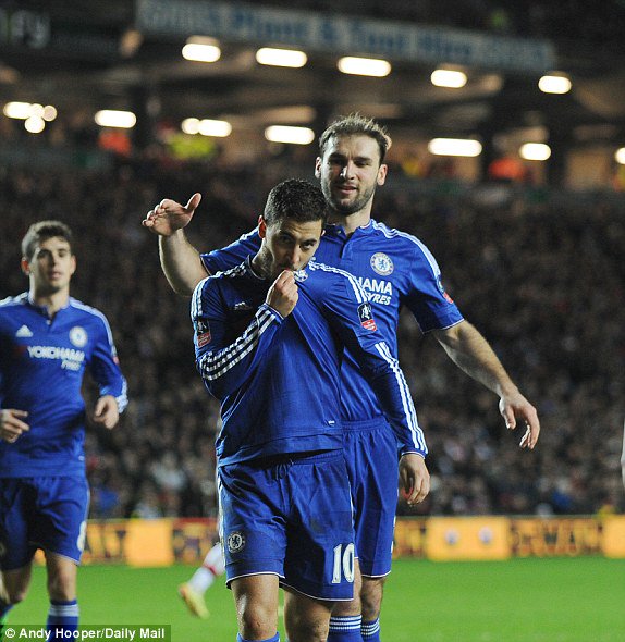 Laga Premier League Ke-150 Eden Hazard bersama Chelsea. #KTBFFH