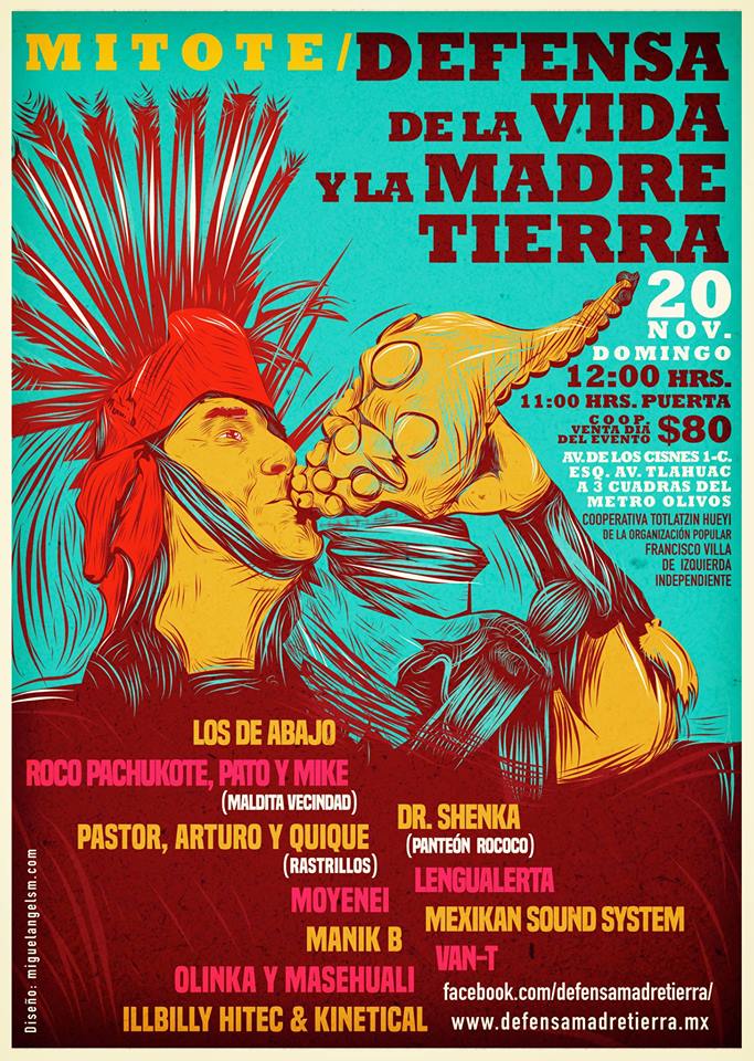DefensaMTierra's tweet photo. Hoy, el día de la Revolución Mexicana, ven al Mitote por la Madre Tierra y conmemora las resistencias y las luchas por la tierra https://t.co/ChIZN7RY5A