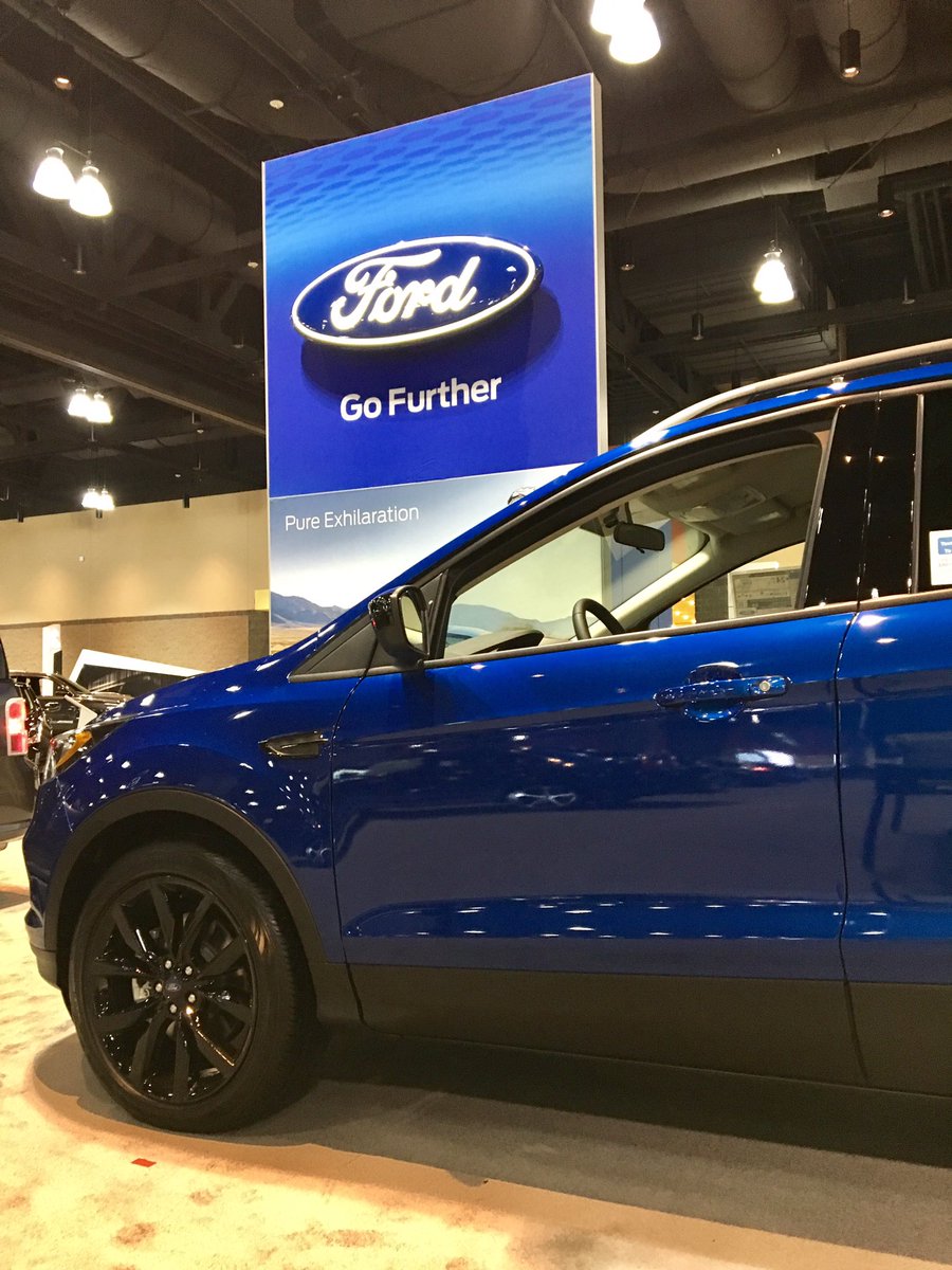 CTAutoShow's tweet photo. Escape to the last day of the @ConnAutoShow... @Ford #Escape, that is!  Free #Mustang pinball &amp; #videogames in the booth. https://t.co/LbNxzOqGFK