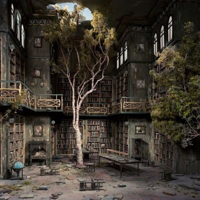 theretroproject's tweet image. FORGOTTEN LIBRARY - not sure if this is fake but it sure is an amazing image.  #overduebook #forgottenlibrary #lostintime #treeofknowledge