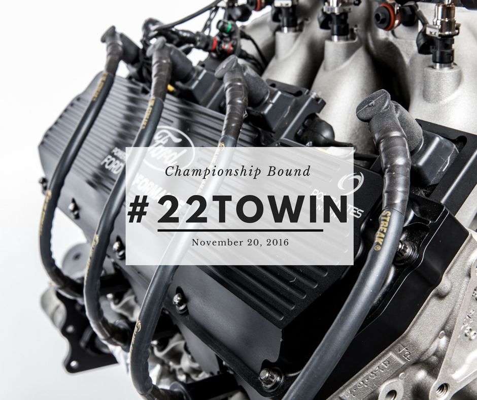 roushyates's tweet photo. Retweet if you are with us and cheering for #22toWin! #Championship4 #NASCAR @joeylogano #Ford #RoushYatesEngines https://t.co/XU08vthnQo
