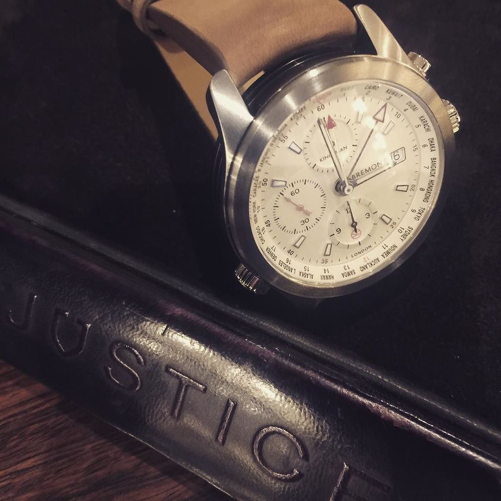 JonnyJagger's tweet photo. Loving the vintage leather on the #kingsman from @bremont for another lucky @JusticeWinch … https://t.co/El0o1VKEI7 https://t.co/5mqus8j1d3