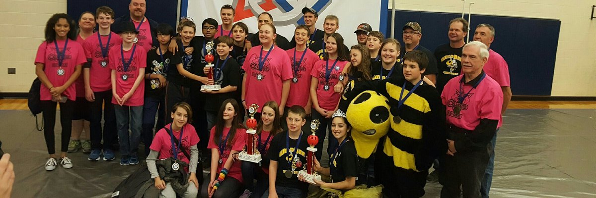 Winning alliance from Marysville FTC qualifier.