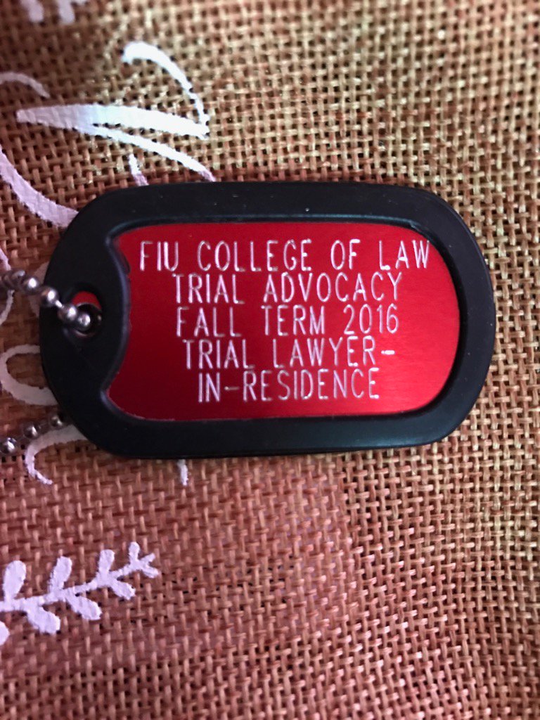 Completed my final trial. What a proud moment. #almostalawyer #triallawyer #fiulaw