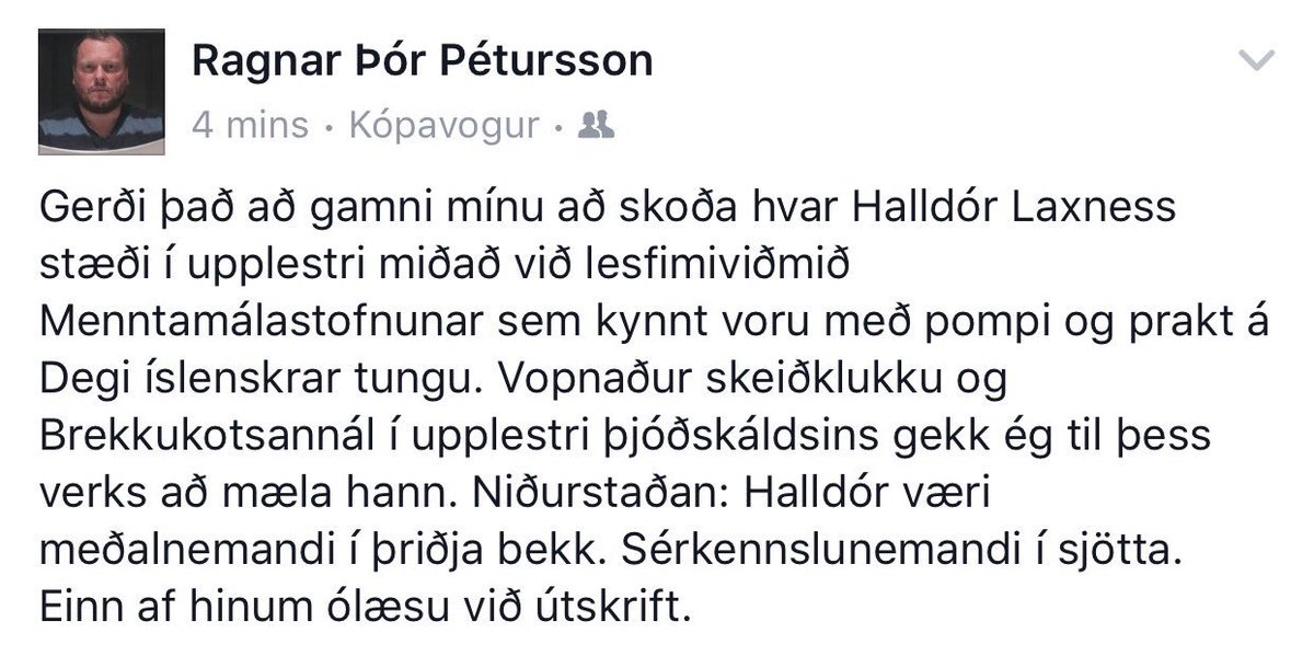 Of gott ⏱📖 ... #töfrarítölum #menntaspjall