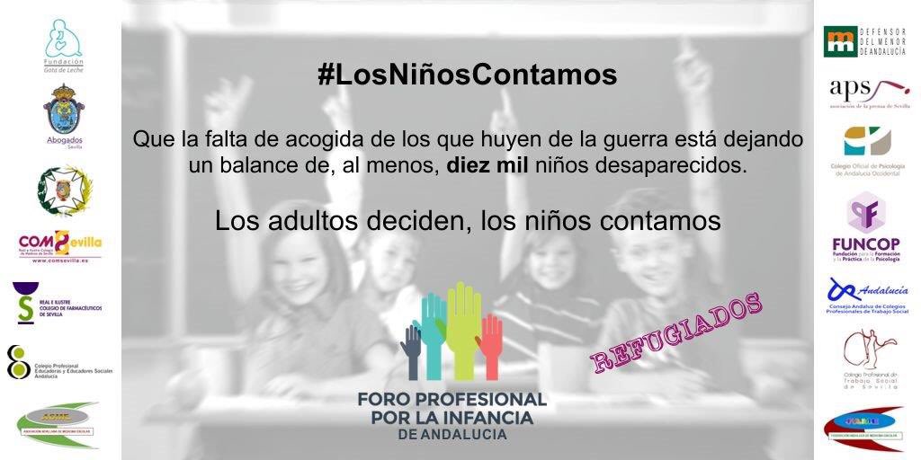 #LosNiñosContamos que hay diez mil menores desaparecidos por la guerra #DiaDeLaInfancia  #DiaUniversalDelNiño #20N