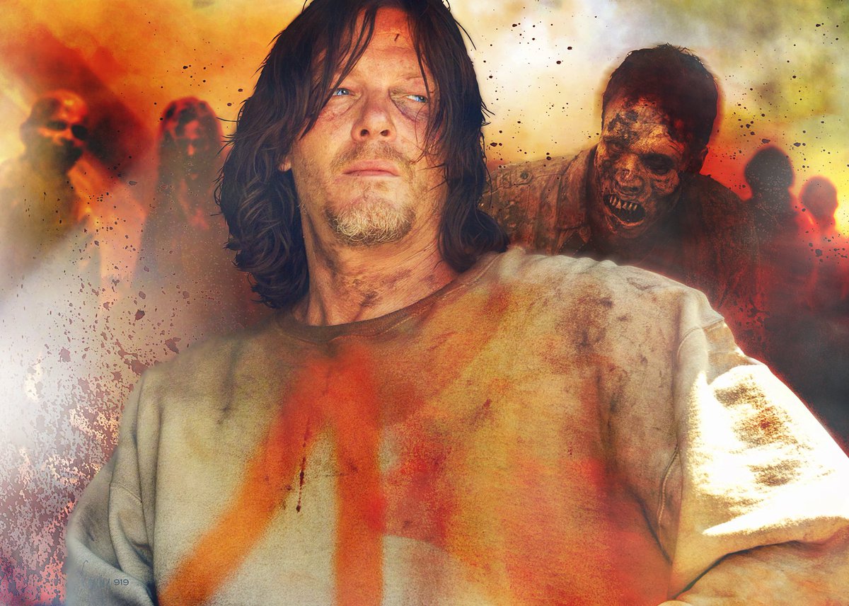 REPOST: #919:Daryl A trap is only a trap, but this trap had teeth ...  New Daily Image later today