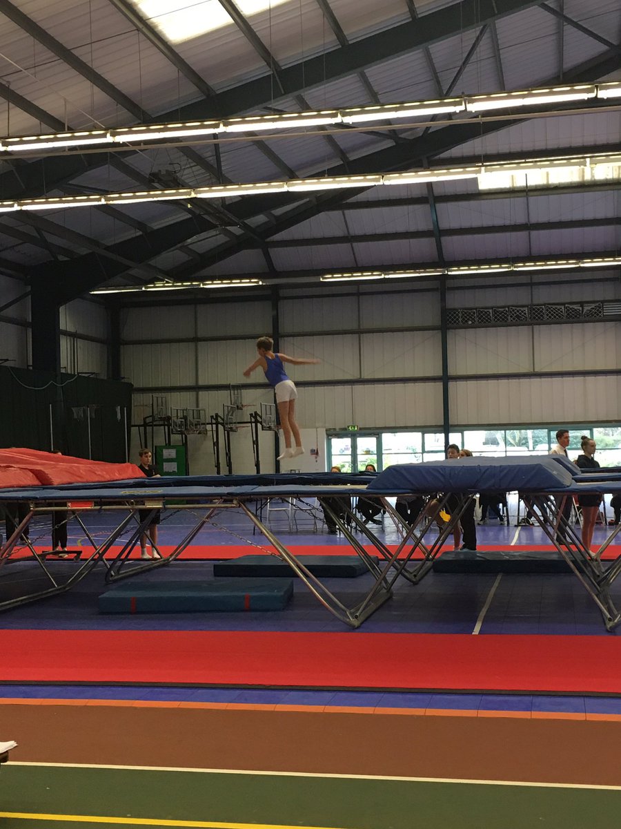 MCSPE1's tweet photo. Well done to Joseph Performing an excellent routine in his first trampoline competition #MCSPE https://t.co/joFQXSs7qn