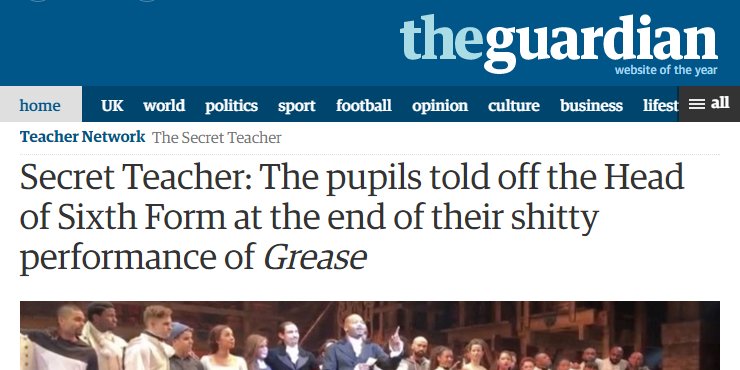 Not a Secret Teacher (@sekretteecher) on Twitter photo 